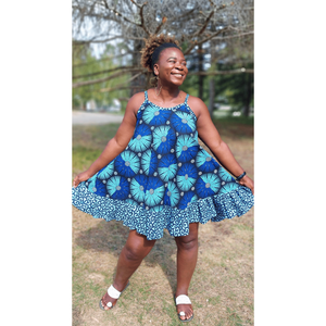 Ruffled  short dress