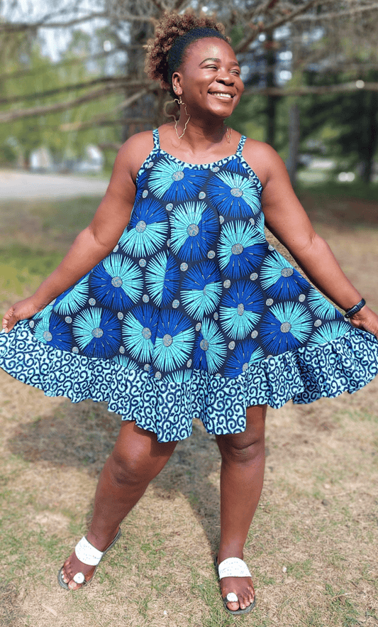 Ruffled  short dress