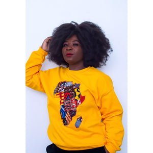 Golden sweatshirt