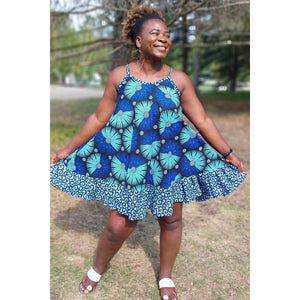 Ruffled  short dress