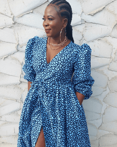Wrap maxi dress